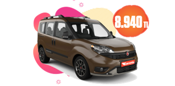 Fiat Doblo Dizel, Manuel Aylık Sadece 8.940 TL! Araç Kiralama Kampanyası