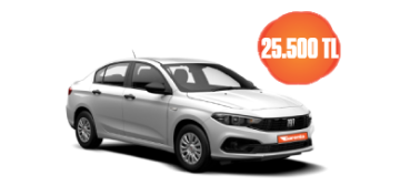 Fiat Egea Dizel, Manuel Aylık KDV Dahil 25.500 TL! Araç Kiralama Kampanyası