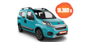 Fiat Fiorino Benzin/LPG, Manuel Aylık KDV Dahil 18.300 TL! Araç Kiralama Kampanyası