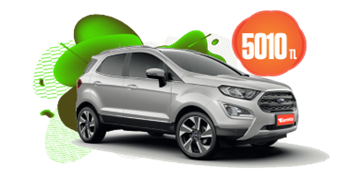 Ford Ecosport Benzinli Otomatik veya benzeri Aylık 5010 TL Araç Kiralama Kampanyası