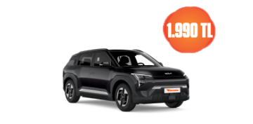 Kia EV3  Elektrikli, Otomatik Günlük Sadece 1.990 TL! Araç Kiralama Kampanyası