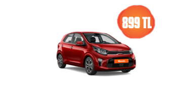 Kia Picanto Benzinli, Otomatik Günlük Sadece 899 TL! Araç Kiralama Kampanyası