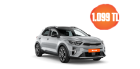 Kia Stonic Benzinli, Otomatik Günlük Sadece 1.099TL! Araç Kiralama Kampanyası