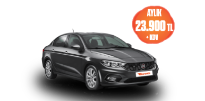 Fiat Egea Dizel Manuel Aylık 23.900 TL + KDV! Araç Kiralama Kampanyası