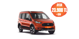 Ford Tourneo Dizel Manuel Aylık 23.900 TL + KDV! Araç Kiralama Kampanyası